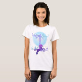 T-Shirt mit warmer Seele und wildem Geist (Vorne ganz)