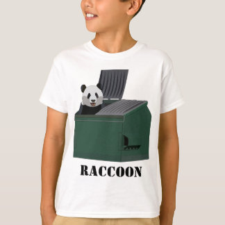 T-Shirt mit Waschbär-Motiv und der Aufschrift RACC