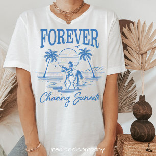 T-Shirt mit Wasserfarben-Kunst von Chasing Sunsets Tri-Blend Shirt
