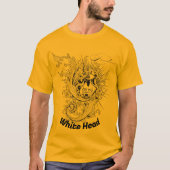 T - Shirt mit weißem Kopf (Vorderseite)