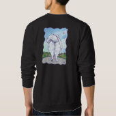 T - Shirt mit weißem Spitz (Rückseite)