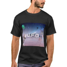 T - Shirt mit Weltraumgrenzen