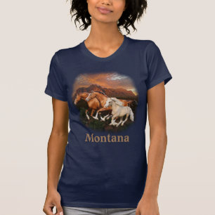 T-Shirt mit Wild Horses