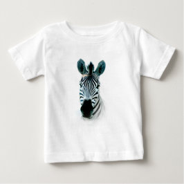T - Shirt mit Zebrakopportrait