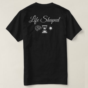 T-Shirt mit Zitat 'Mind Built Life Shaped' Inspiri