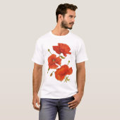 T - Shirt-Mohnblumen T-Shirt (Vorne ganz)