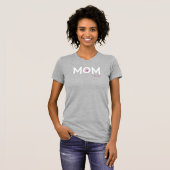 T-Shirt 'Mom Established' mit doppeltem, verschach (Vorne ganz)