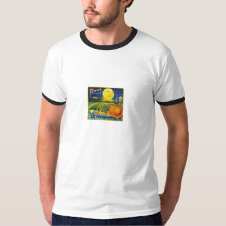 T - Shirt - Mond-Marke - Orangen - orange
