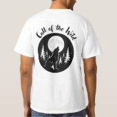 T-Shirt Mondlicht-Heulen (Rückseite)