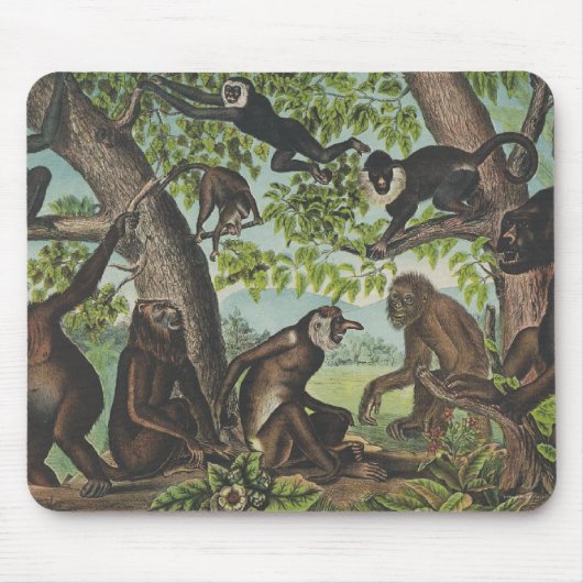 T-SHIRT Monkey Mayhem Mousepad (Vorne)