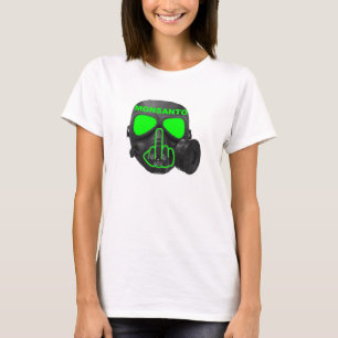 T - Shirt Monsanto Gasmaske Gedreht