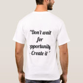 T - Shirt motivierend Anführungszeichen (Rückseite)