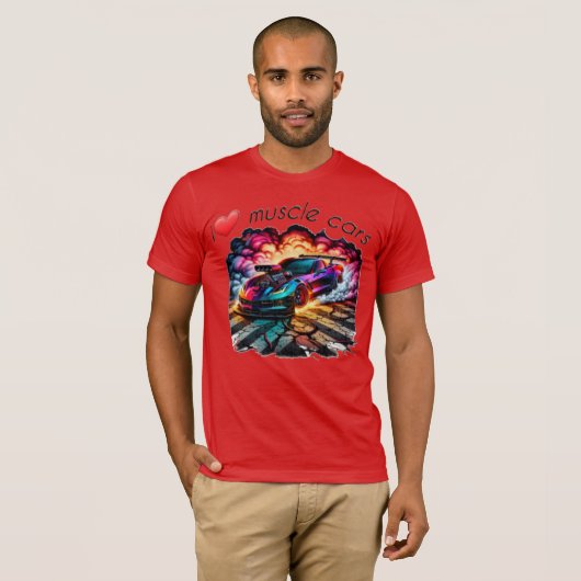 T-Shirt Muscle Car  (Vorne ganz)