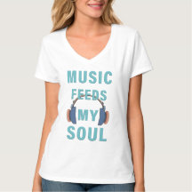 T - Shirt Music Füttre Mein Soul