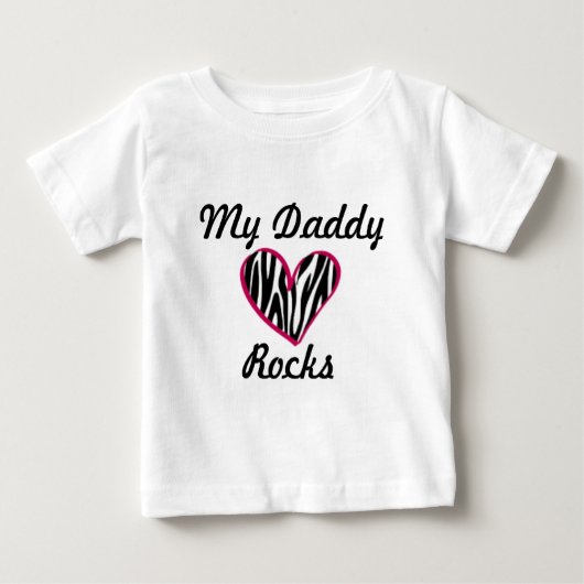 T - Shirt "My Daddy Rocks" (Vorderseite)