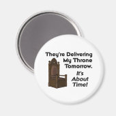 T-SHIRT My Throne Magnet (Vorderseite/Rückseite)