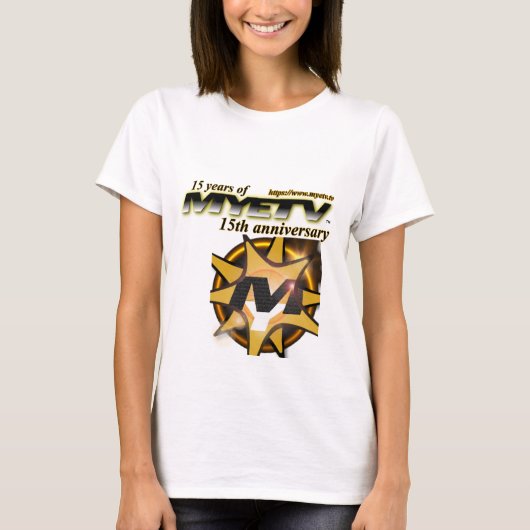 T - Shirt MYETV multicolor für Frauen - 15 Jahre (Vorderseite)