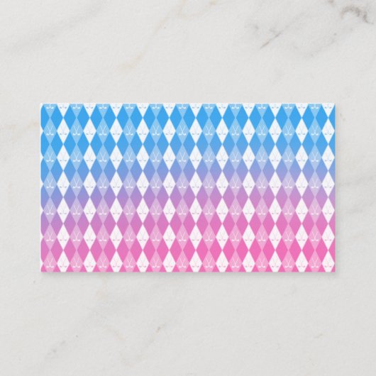 T-Shirt nach oben Blau oder Rosa Golf Books für Ba Begleitkarte (Rückseite)