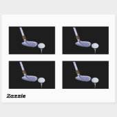 T-Shirt nach oben Rechteckiger Aufkleber (Blatt)