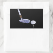 T-Shirt nach oben Rechteckiger Aufkleber (Tasche)