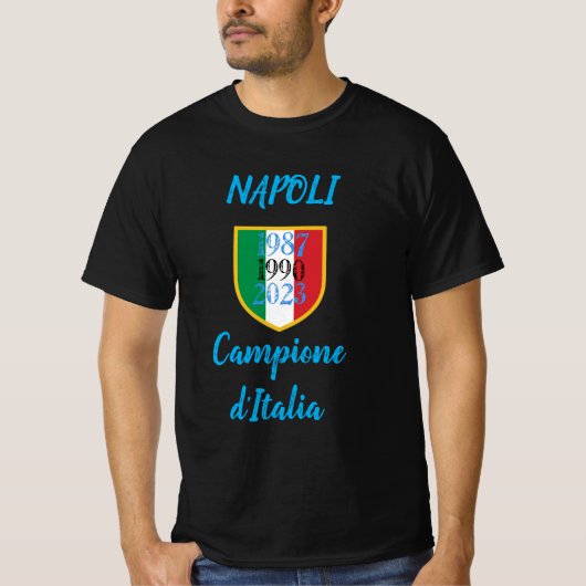 T - Shirt Napoli Scudetto 2023 (Vorderseite)