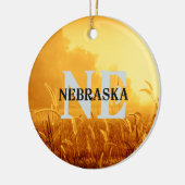 T-SHIRT Nebraska Keramik Ornament (Links)