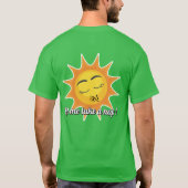 T - Shirt : Nehmen Sie ein Nickerchen (grün) (Rückseite)