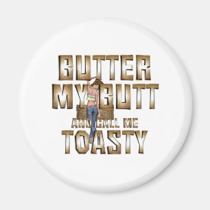 T-SHIRT nennt mich Toasty Magnete Magnet