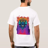 T - Shirt "Neon Oni Fury" (Rückseite)