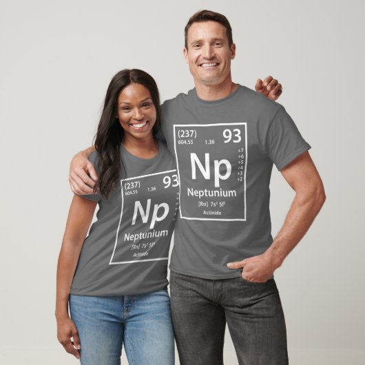 T - Shirt Neptuniumelement (weiß) (Unisex)