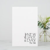 T-SHIRT neuer Schuh-Tag Briefpapier (Stehend Vorderseite)