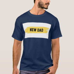 T - Shirt "New Dad", zeitgenössisches grafisches T
