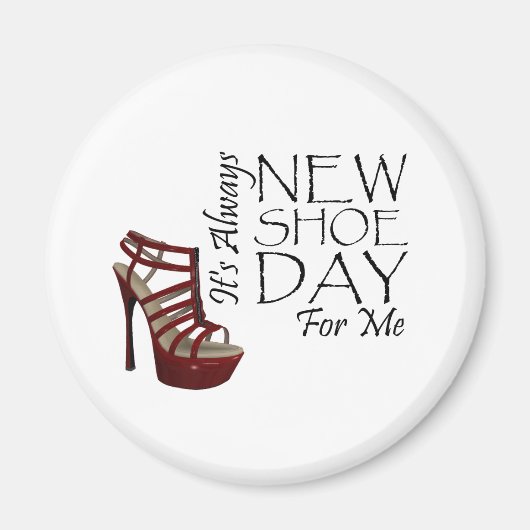 T-SHIRT New Shoe Day Magnet (Vorne)