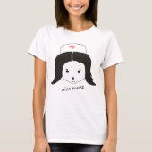 T-Shirt "nice nurse" (Vorderseite)