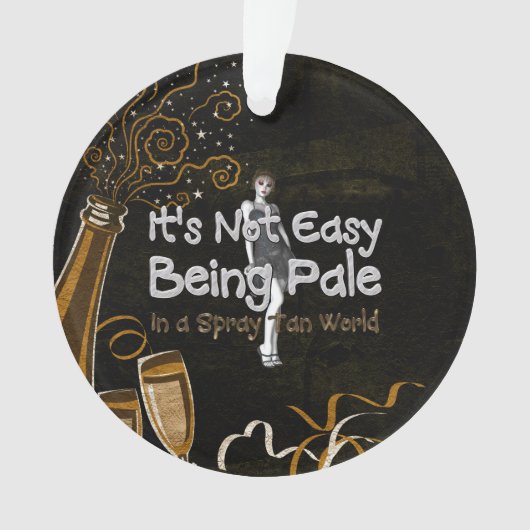 T-SHIRT nicht einfaches Sein blaß Ornament (Vorderseite)