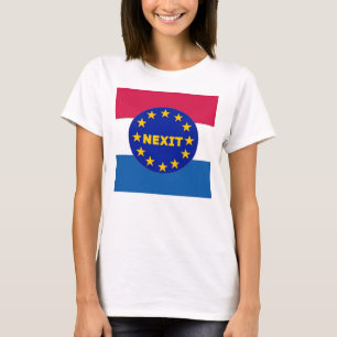 T - Shirt Niederlande Flag EU Nexit