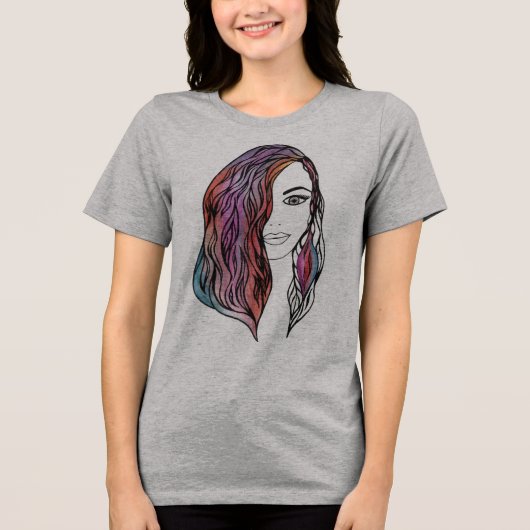 T - Shirt niedlicher Frauen mit Bild (Vorderseite)
