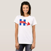 T - Shirt Niemals Hillary (Vorne ganz)
