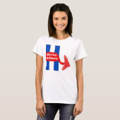 T - Shirt Niemals Hillary (Vorne ganz)