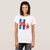 T - Shirt Niemals Hillary (Vorne ganz)