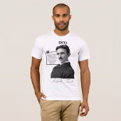 T - Shirt Nikola Tesla (Vorne ganz)