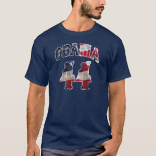 T-Shirt Obama-Flagge 44