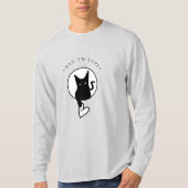 T - Shirt - Ode zur Liebe Katze von Poet Adiela Ak (Vorderseite)