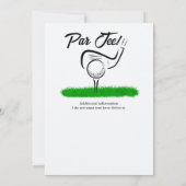 T-Shirt Off für ein UnForeGettable Retirement-Part Einladung (Rückseite)