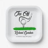 T-Shirt Off für ein UnForeGettable Retirement-Part Pappteller (Vorderseite)