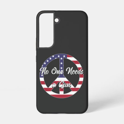 T - Shirt ohne Waffen Samsung Galaxy Hülle (Rückseite)