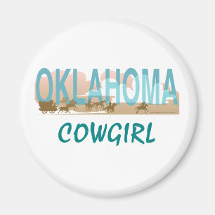 T-SHIRT Oklahoma-Cowgirl Magnet