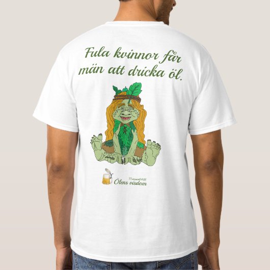 T-shirt — Ölens visdom (Rückseite)