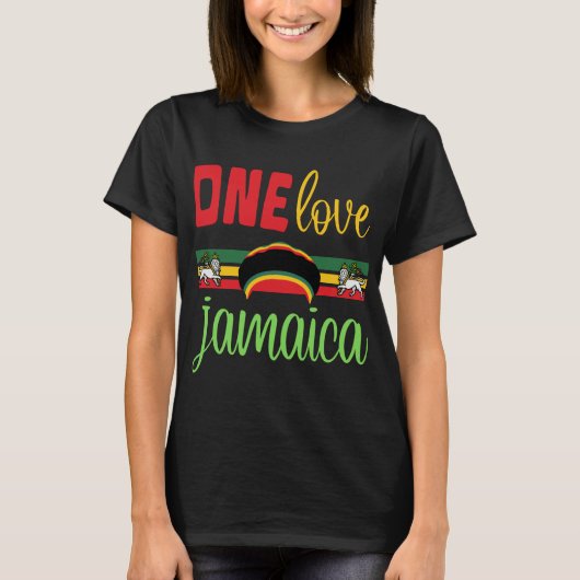 T-Shirt ONE Love Jamaica (Vorderseite)