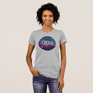 T - Shirt OPA-Logo-farbige Waschung